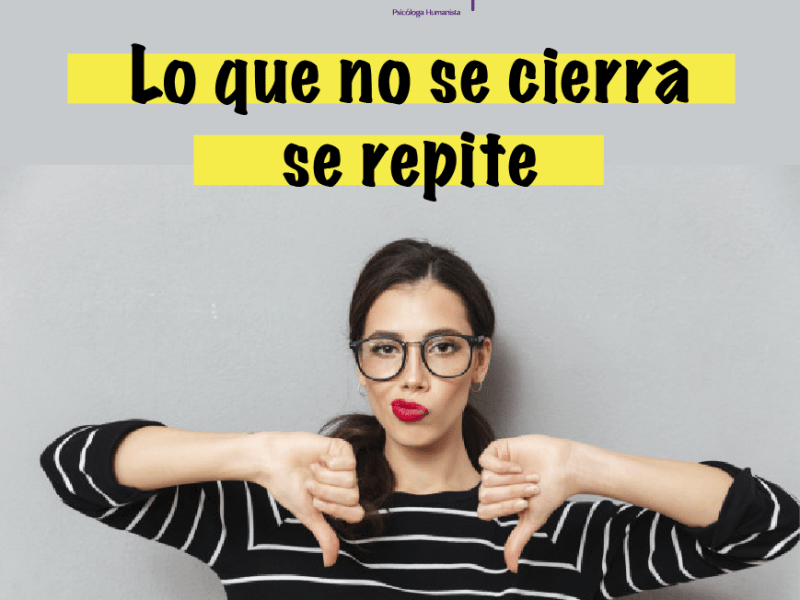 Lo que no se cierra se&nbsp;repite
